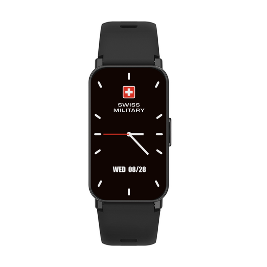 Rhine 3 Smartband with Calling Feature – Black Silicon Strap