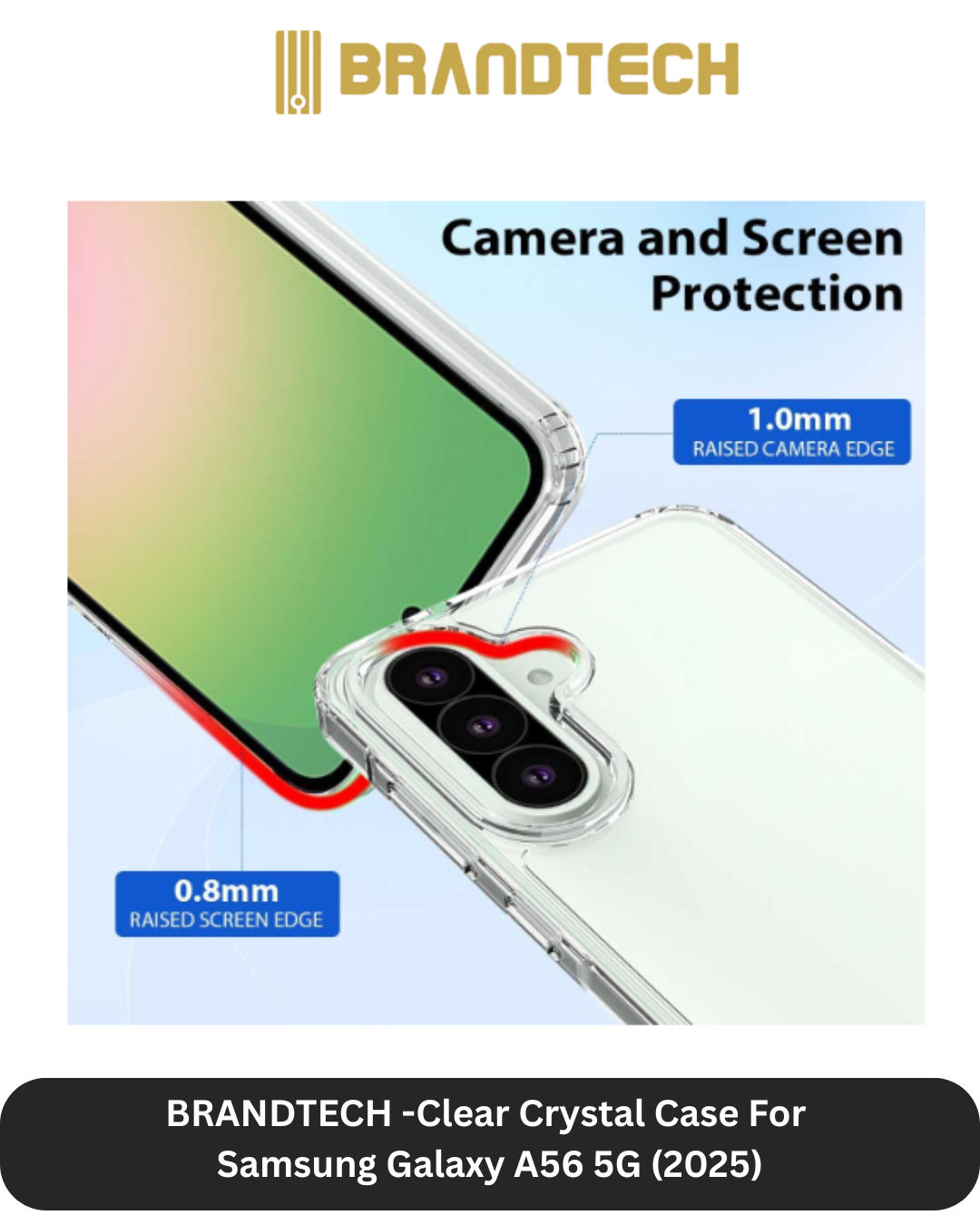 Brandtech Samsung Galaxy A56 Cover + Screen Protector