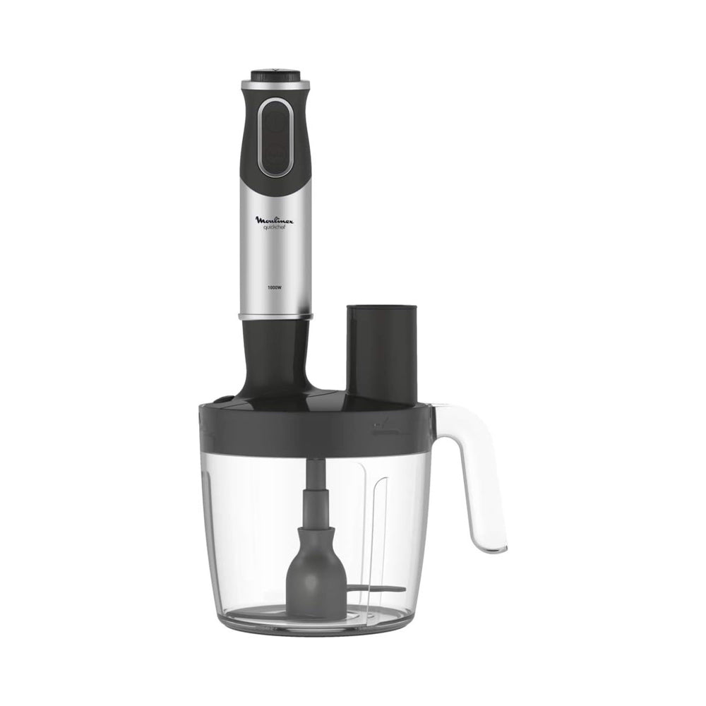 MOULINEX Hand Blender | Quickchef Hand Stick Blender |1000 W | 3 Liter Food Proceesor + 500 ml Chopper | DD65J827