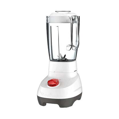 MOULINEX Blender | Super Blender 2 L Blender Smoothie Maker | Mixer |700 W | 2 Attachments | White/Black | LM207128