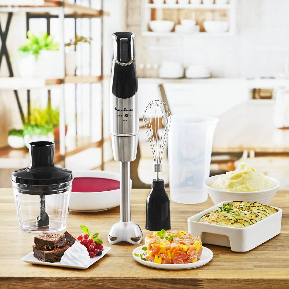 Moulinex InfinyForce Hand Blender with Accessories Silver