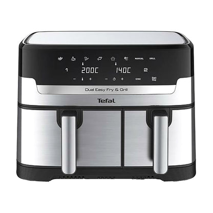 Tefal Dual Zone Air Fryer & Grill Silver