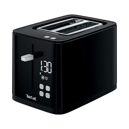 Tefal Smart and Light 2 Slice Digital Toaster Black