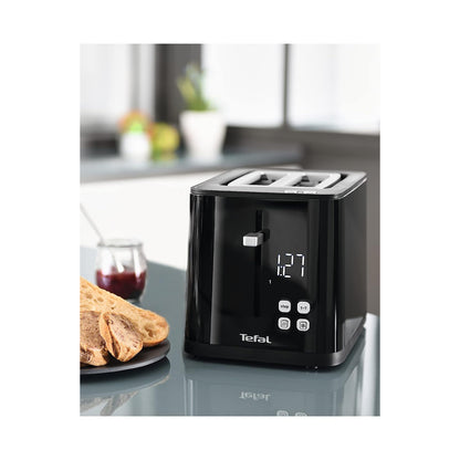 Tefal Smart and Light 2 Slice Digital Toaster Black