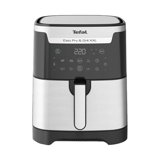 TEFAL Air Fryer Easy Fry&Grill Digital 2-in-1XXL 6.5 Capacity 1830 W Flexcook Divider for Dual Cooking Air Fry + Grill 8 Automatic Programs Adjustable Temperature Timer EY801D27