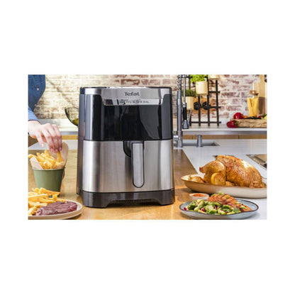 TEFAL Air Fryer Easy Fry&Grill Digital 2-in-1XXL 6.5 Capacity 1830 W Flexcook Divider for Dual Cooking Air Fry + Grill 8 Automatic Programs Adjustable Temperature Timer EY801D27