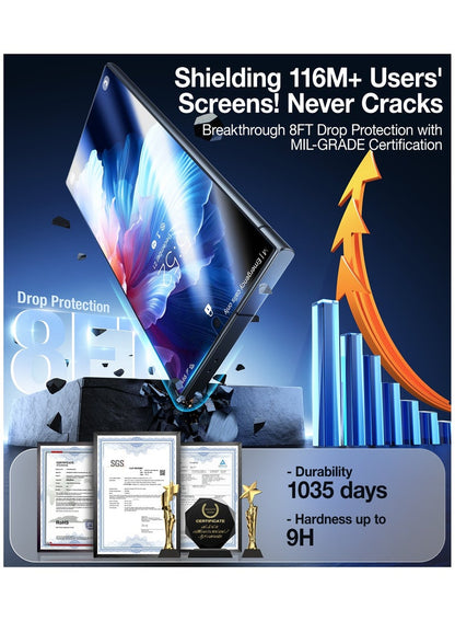 TORRAS Install Master Screen Protector for Samsung Galaxy S24 Ultra - Clear