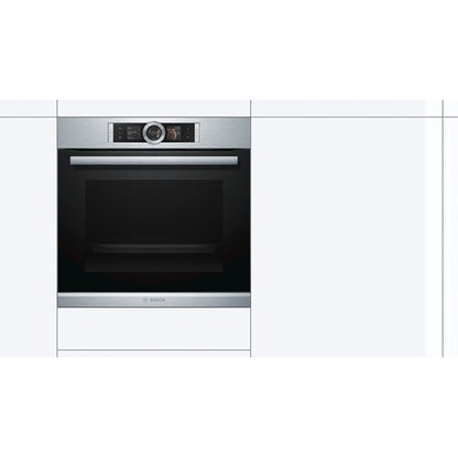 Bosch 71 Liter Built In Multifunction Oven Black and Grey