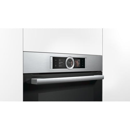 Bosch 71 Liter Built In Multifunction Oven Black and Grey