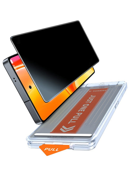 TORRAS Install Master Privacy Screen Protector for Samsung Galaxy S25 Ultra - Black