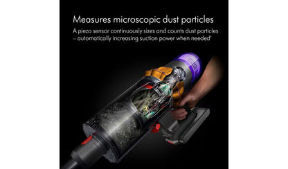 Dyson V15 Detect - Up to 60 Minutes Run Time on Single Charge