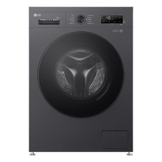 LG Front Load 9KG Washing Machine with 5KG Dryer, 1400 RPM, ThinQ Wi-Fi, Black, F4Y2VRPYJ
