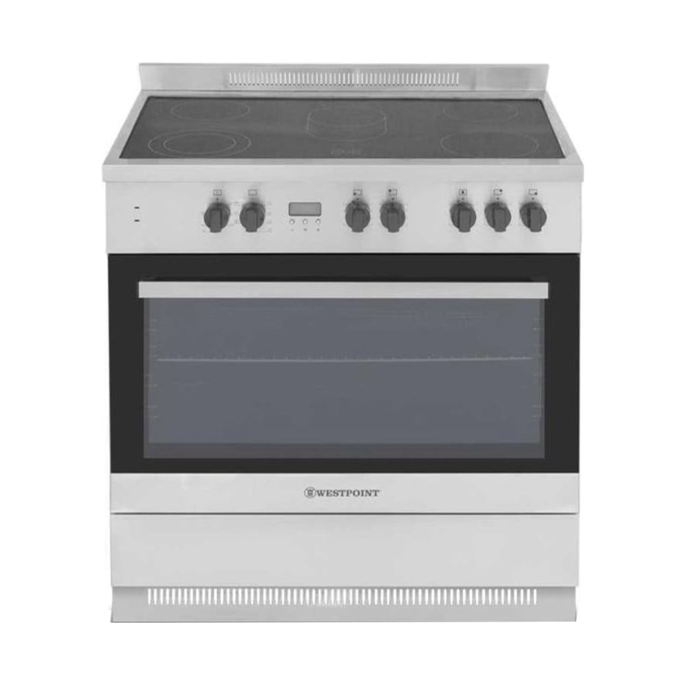 Westpoint 5 Burner Semi-professional Cooker with Oven Fan Silver WCAM-6905M9XD