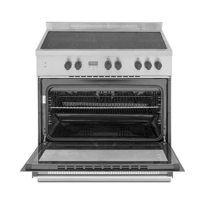 Westpoint 5 Burner Semi-professional Cooker with Oven Fan Silver WCAM-6905M9XD