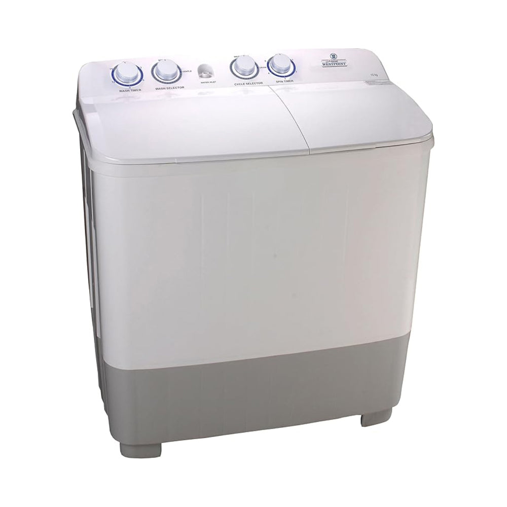 Westpoint Twin Tub Top Load Semi Automatic Washer 10Kg White WTX-1017