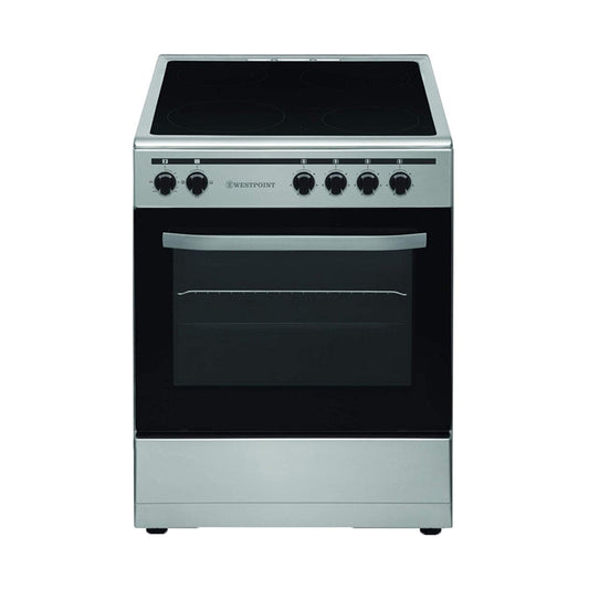 Westpoint 4 Burner Ceramic Cooker Silver WCAM-6640E1DTGFI