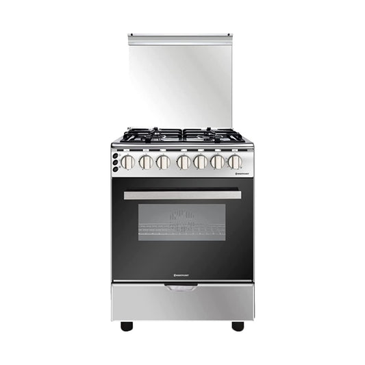 Westpoint 4 Burner Gas Cooker Silver WCE-6640HDFS