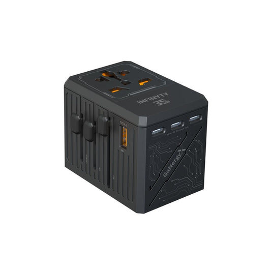 Infinyty Atlas-35 Universal Travel Adaptor 35W |Black