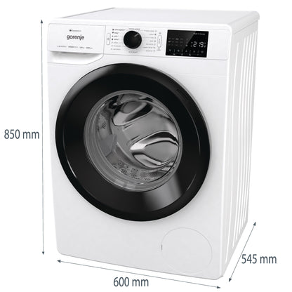 Gorenje Smart Front Load Washing Machine, 8KG, Wi-Fi, 1200 RPM, White, WPNEI82A1SWIFI