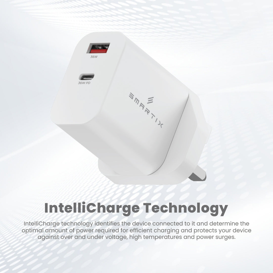 Smartix SX36WA UK Wall Adapter 36W White