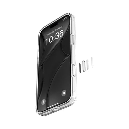 Infinyty Crylex Premium Clear Case with Camera Button for iPhone 17 Pro