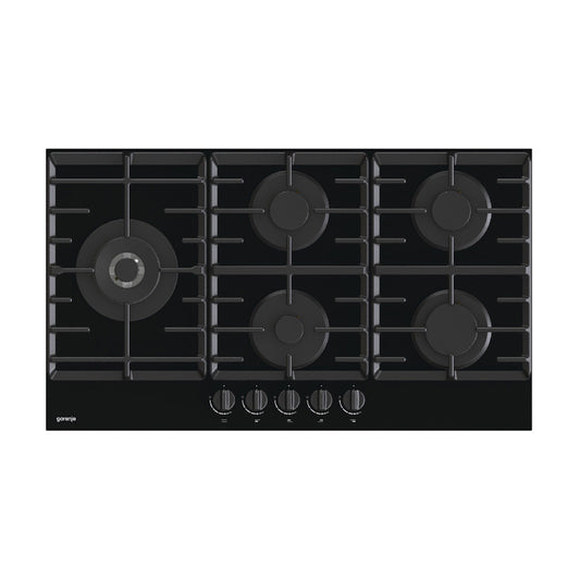 Gorenje Built In Gas Hob with 5 Burner 90cm Black GCW951B