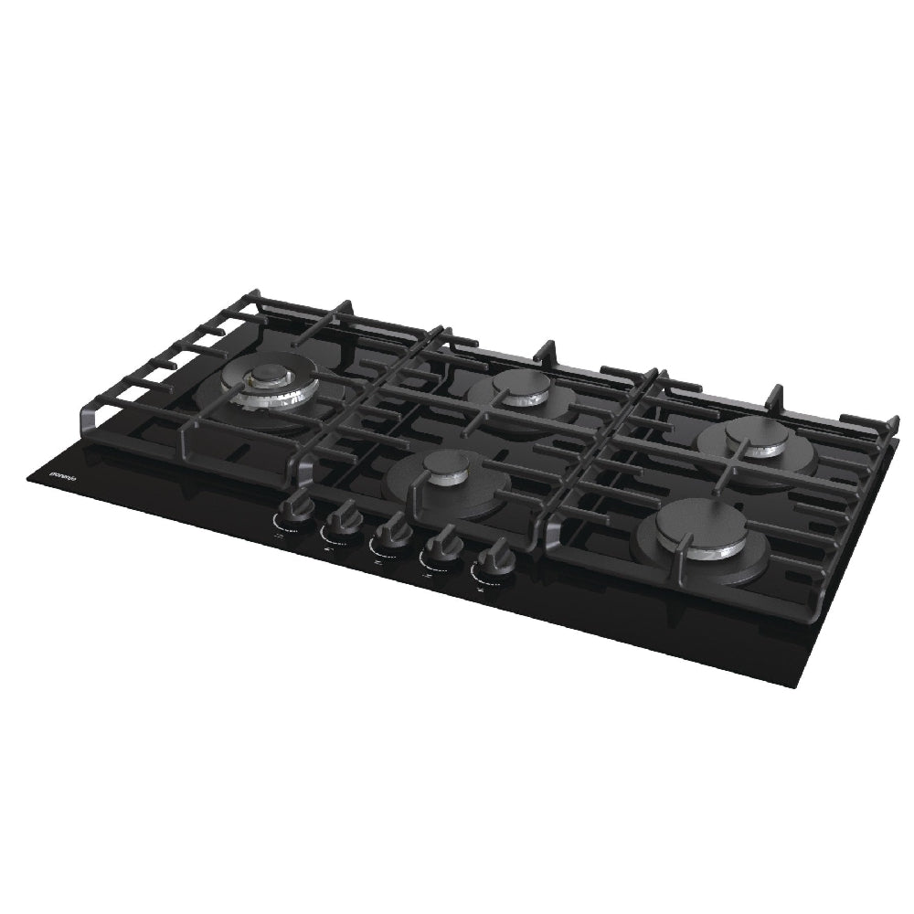 Gorenje Built In Gas Hob with 5 Burner 90cm Black GCW951B