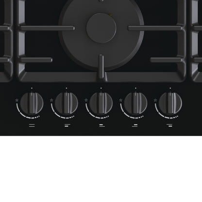 Gorenje Built In Gas Hob with 5 Burner 90cm Black GCW951B