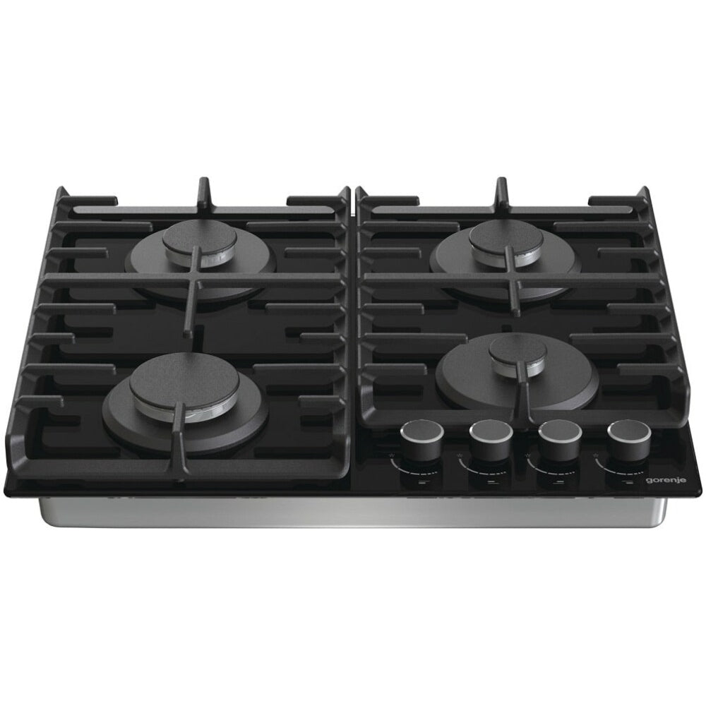 Gorenje Built In Gas Hob with 4 Burner Black GT642AB