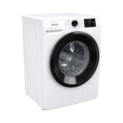 Gorenje WNEI84BS Fully Automatic Front Load Washing Machine with Inverter Motor, 8 Kg, 1400 RPM and 16 Programs, White, 1 Year Warranty