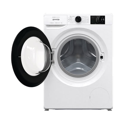 Gorenje WNEI84BS Fully Automatic Front Load Washing Machine with Inverter Motor, 8 Kg, 1400 RPM and 16 Programs, White, 1 Year Warranty