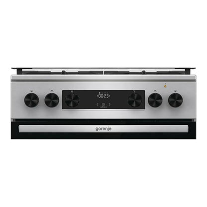 Gorenje Combined cooker Gas + Electric 4 Burner Grey GK6C62XA