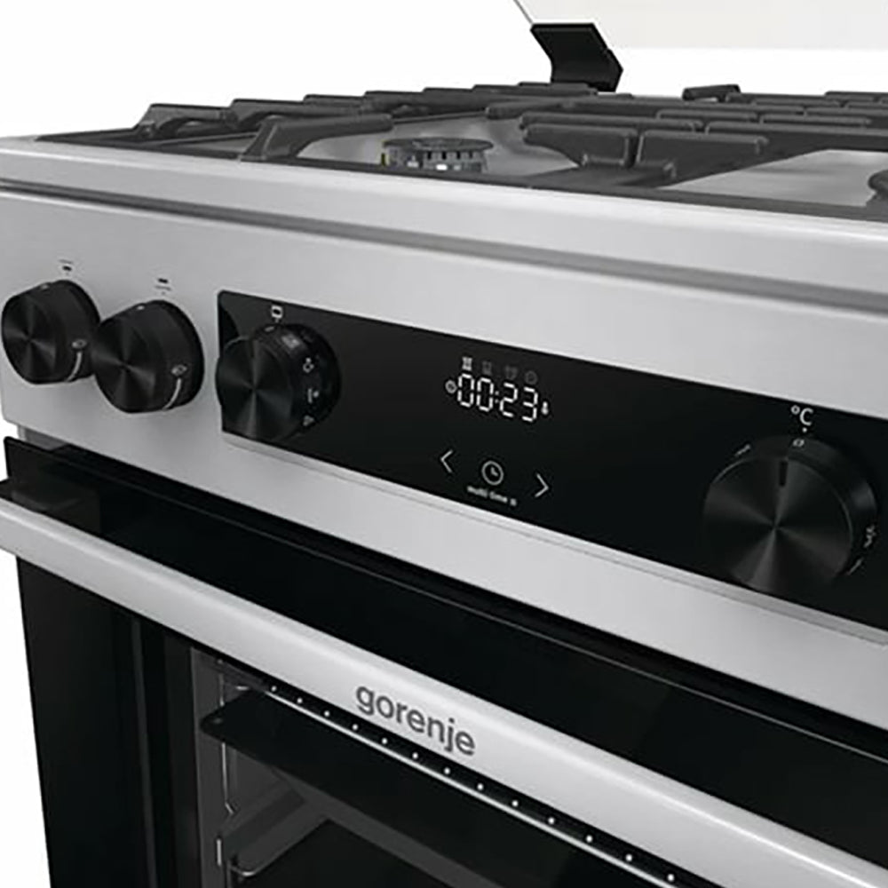 Gorenje Combined cooker Gas + Electric 4 Burner Grey GK6C62XA