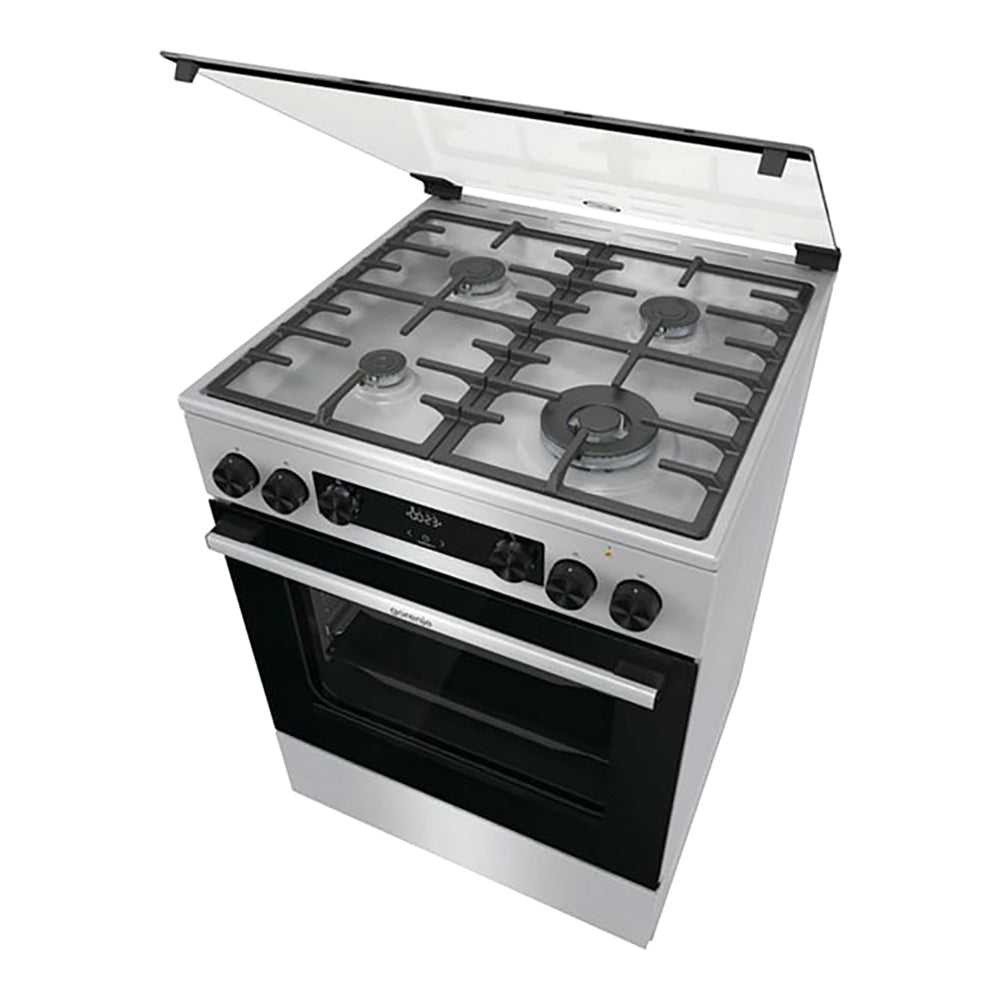 Gorenje Combined cooker Gas + Electric 4 Burner Grey GK6C62XA