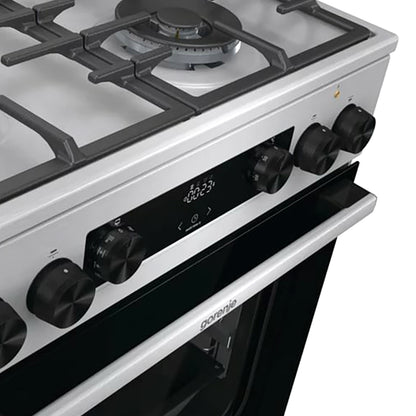 Gorenje Combined cooker Gas + Electric 4 Burner Grey GK6C62XA