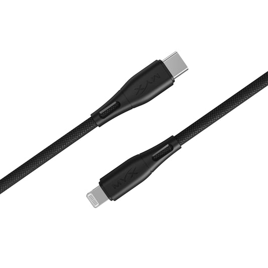 MYX PRO USB-C TO LIGHTNING DATA CABLE BLK