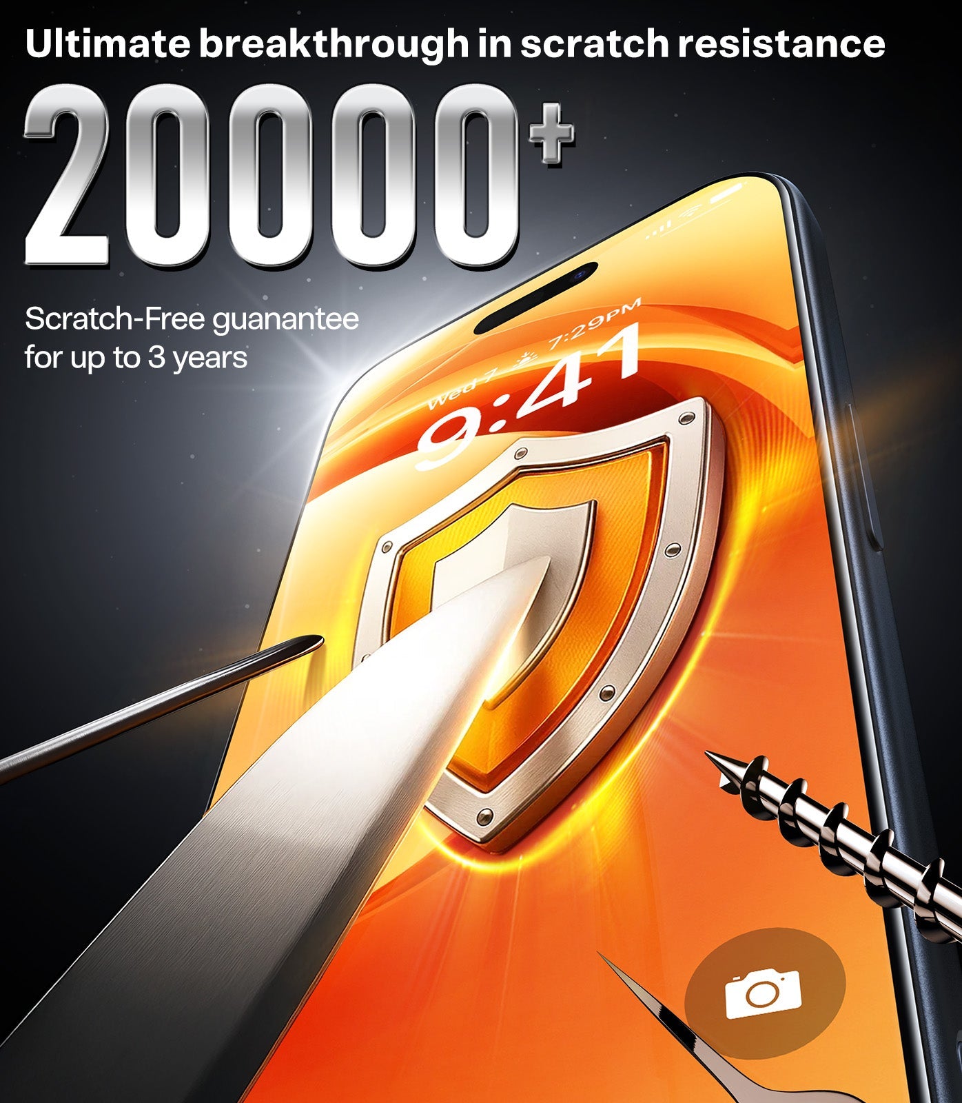 TORRAS Install Master Screen Protector for iPhone 17 Pro Max - Clear