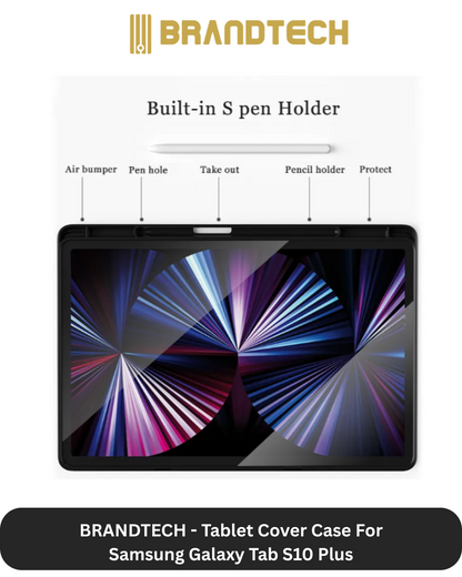 Brandtech Samsung Galaxy Tab S10+ Cover + Screen Protector