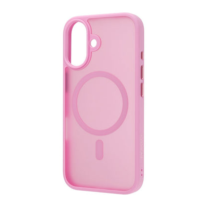 Infinyty Gleam Hybrid Matte Soft Touch MagSafe Case iPhone 16, Pink