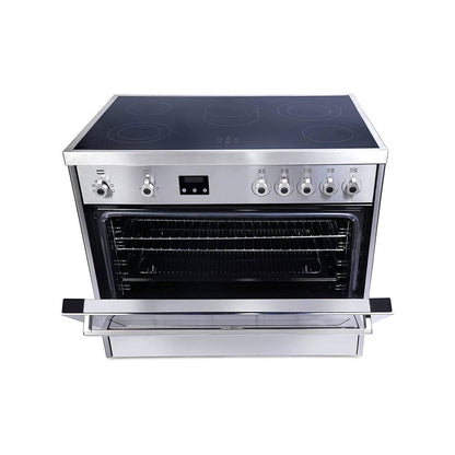 Bertazzoni 90x60 Ceramic Cooker, PRO905VMFELXC, 1 Year Warranty