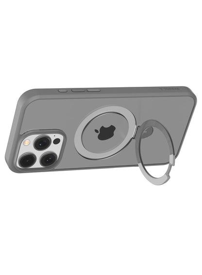 TORRAS Ostand Case for iPhone 16 Pro Max - Titanium Grey
