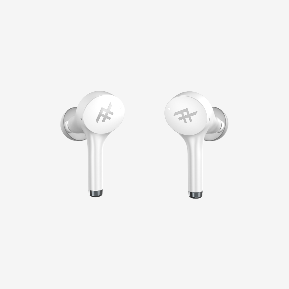 IFROGZ Airtime Pro 2 In-ear True Wireless Earphones, 30-hour battery life, Wireless Charging, White