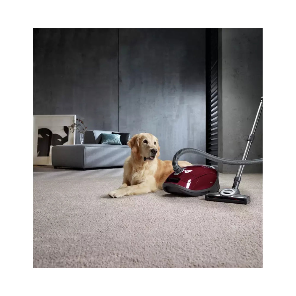 Miele Complete C3 Cat and Dog Bagged Cylinder Vacuum Cleaner 4.5L Maroon