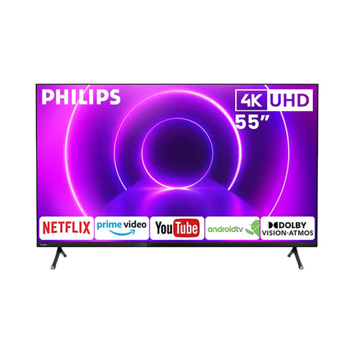 Philips 4K UHD 8200 Series Android TV 55" Black 55PUT8215/56