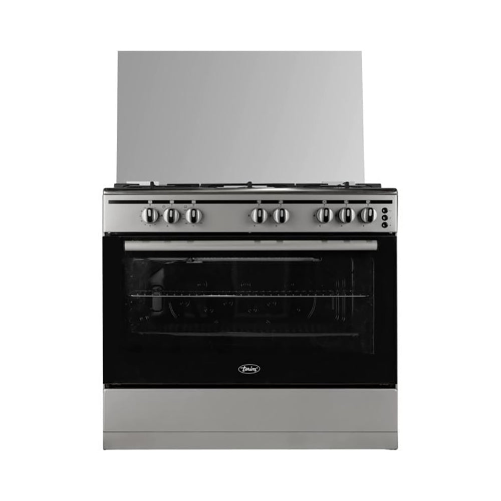 Terim 5 Burners Gas Cooker 96L Silver TERGC9065ST