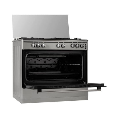 Terim 5 Burners Gas Cooker 96L Silver TERGC9065ST