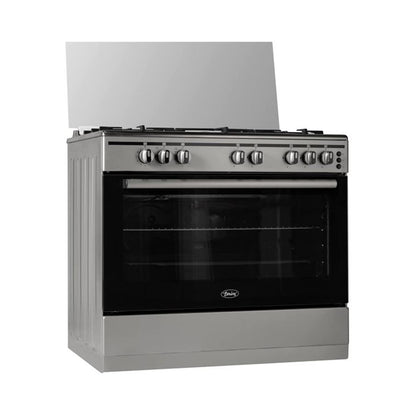 Terim 5 Burners Gas Cooker 96L Silver TERGC9065ST