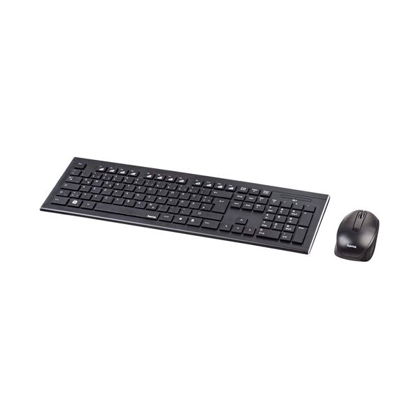 Hama Cortino Wireless Keyboard And Mouse Set D3182664 Black