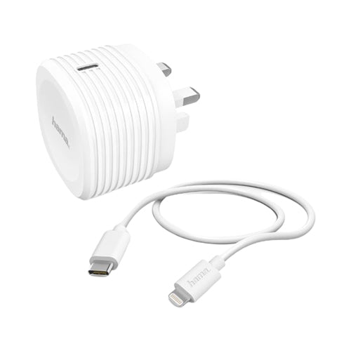 Hama Charging Kit Lightning Power Delivery 20W White