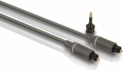 Philips Fiber Optic Audio Cable 1.5 m with 3.5mm Adapter